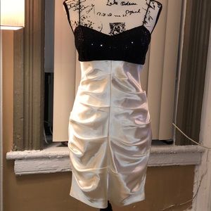 Black and white dress